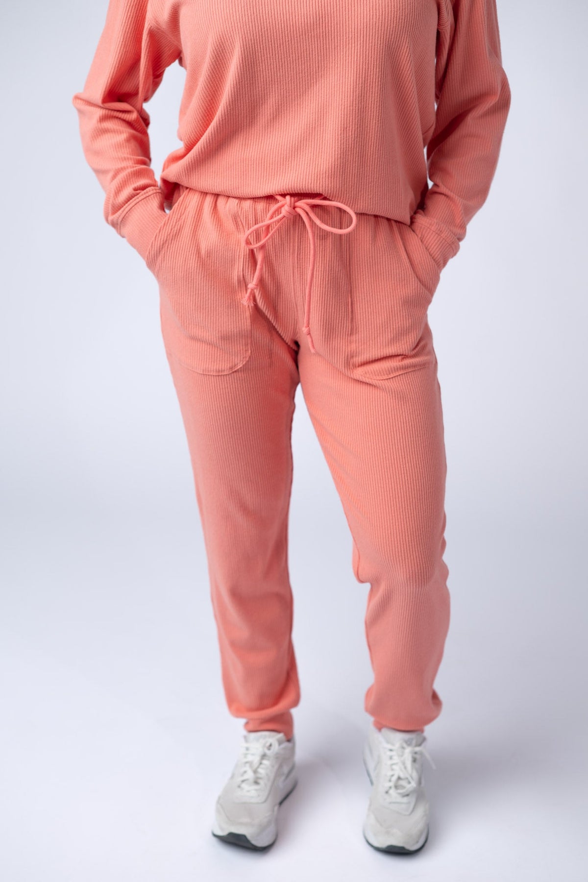 Corrine Joggers - Coral-bottoms-Villari Chic, women's online fashion boutique in Severna, Maryland