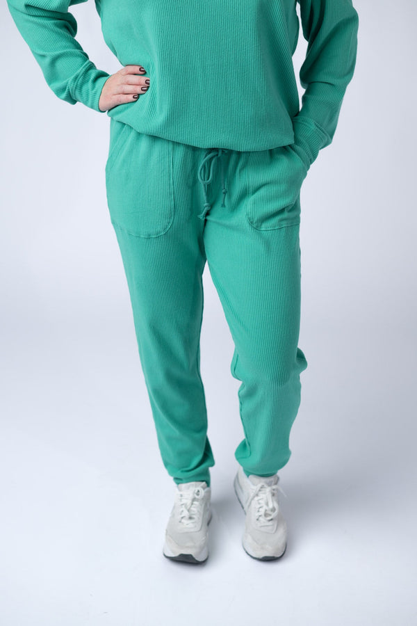 Corrine Joggers - Emerald-bottoms-Villari Chic, women's online fashion boutique in Severna, Maryland