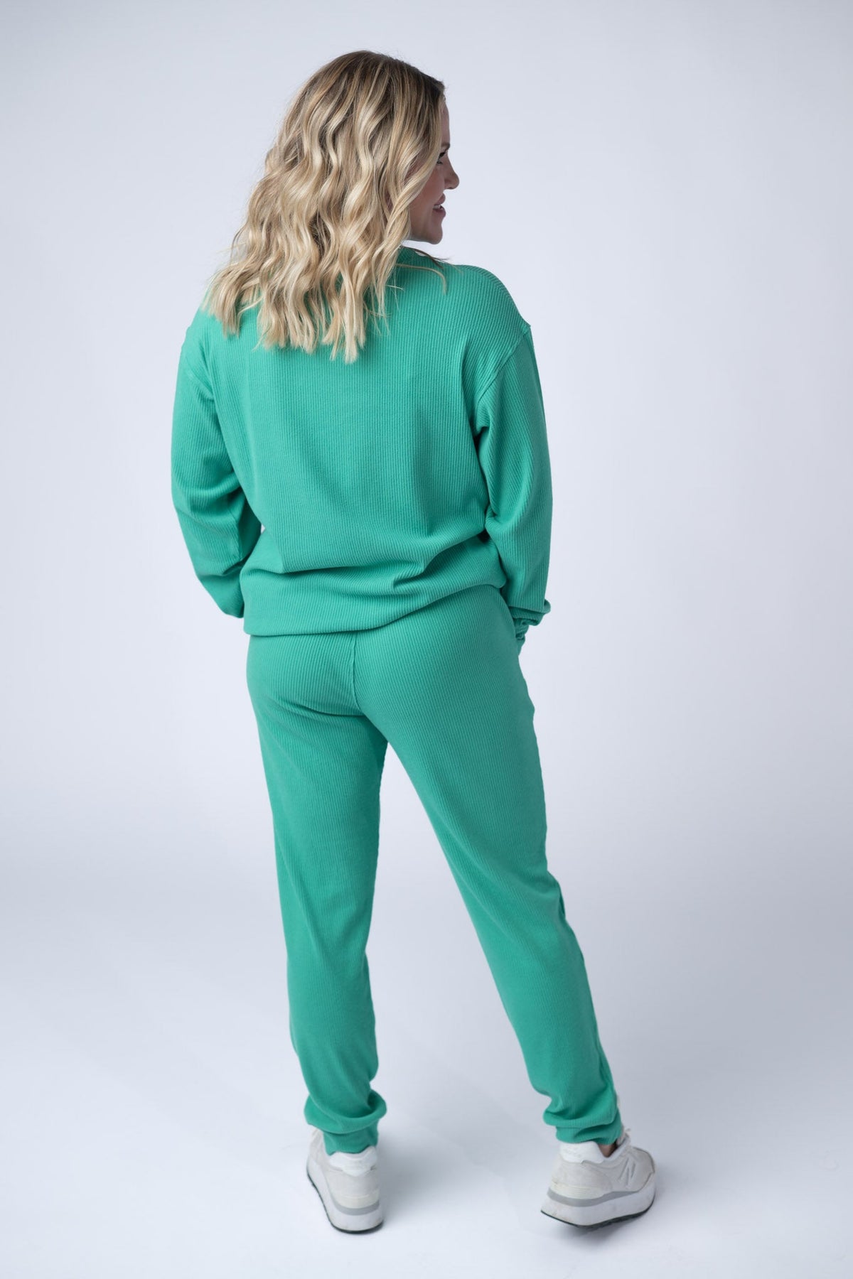 Corrine Ribbed Pullover Top - Emerald-Pullover-Villari Chic, women's online fashion boutique in Severna, Maryland
