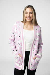 Ghost Pocket Cardigan - Lilac-Cardigan-Villari Chic, women's online fashion boutique in Severna, Maryland