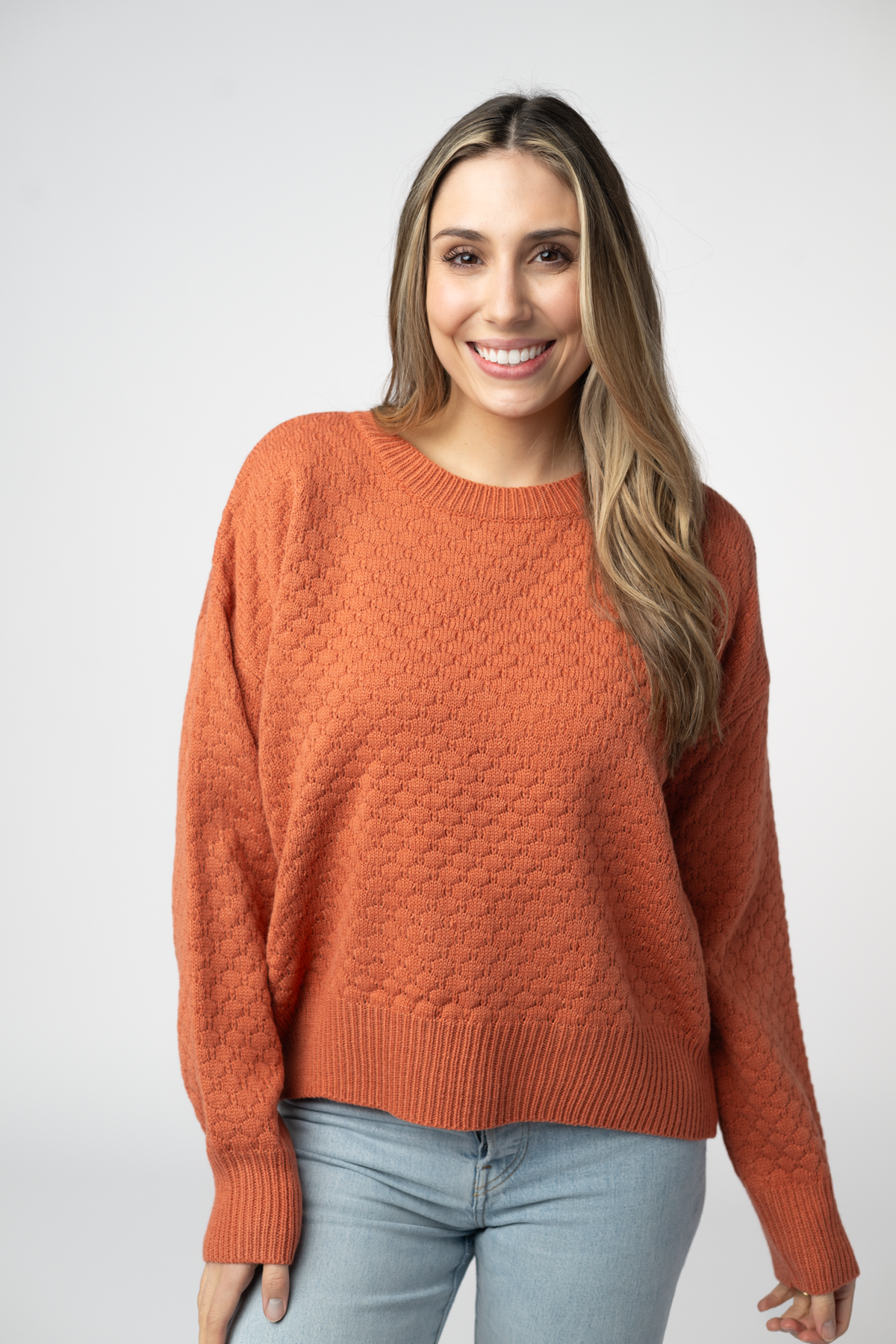 Gianna Pullover Sweater - Pumpkin-sweater-Villari Chic, women's online fashion boutique in Severna, Maryland