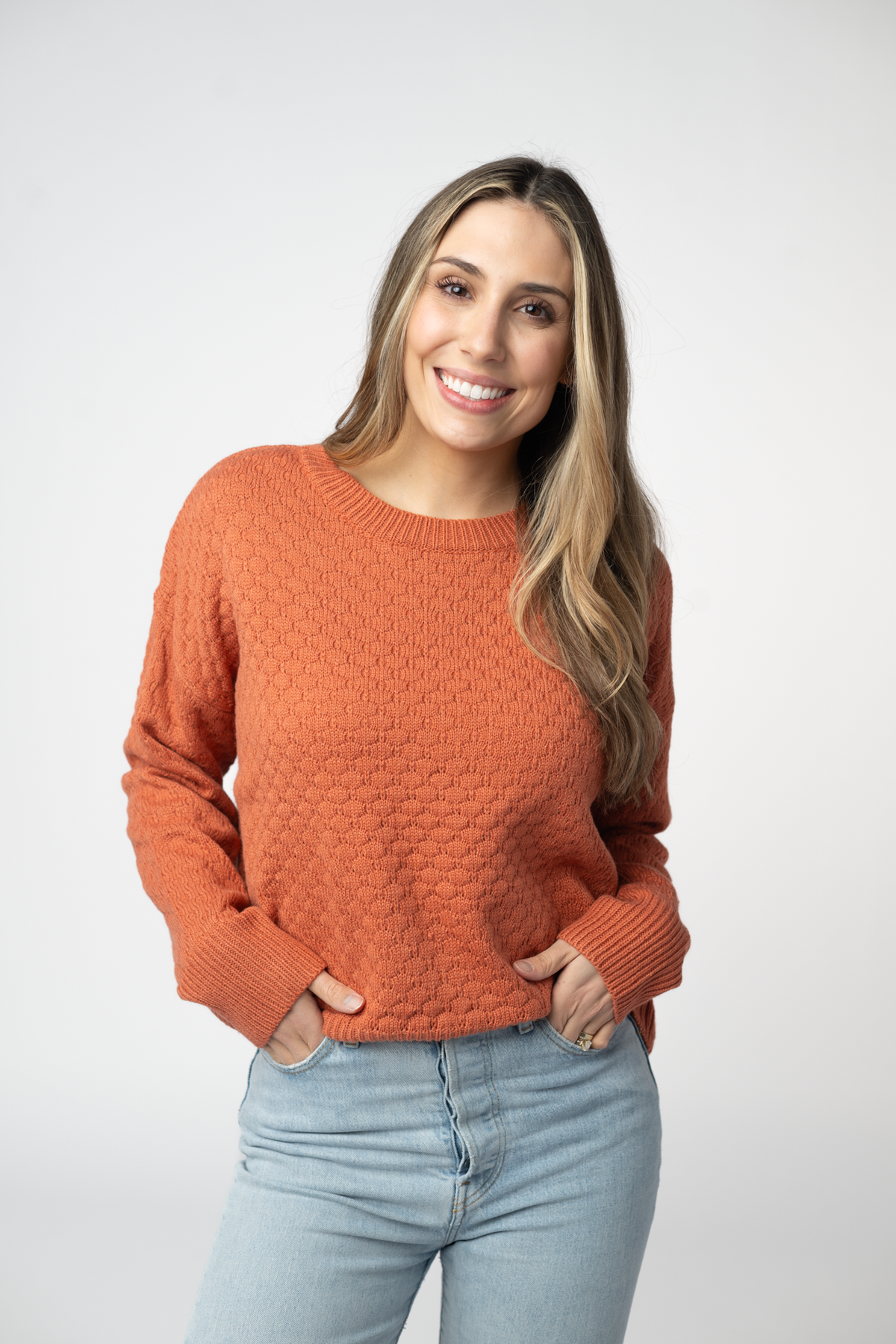 Gianna Pullover Sweater - Pumpkin-sweater-Villari Chic, women's online fashion boutique in Severna, Maryland