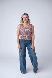 Ava Tank - Bright Floral-tank-Villari Chic, women's online fashion boutique in Severna, Maryland