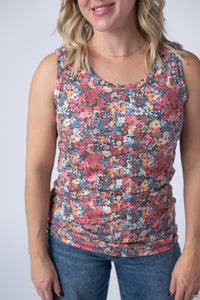 Ava Tank - Bright Floral-tank-Villari Chic, women's online fashion boutique in Severna, Maryland