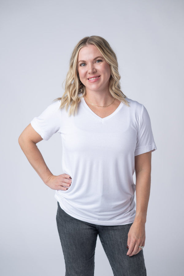 Sophie Tee - White-Shirts-Villari Chic, women's online fashion boutique in Severna, Maryland