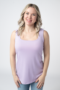 Rachel Ribbed Tank - Lavender-tank-Villari Chic, women's online fashion boutique in Severna, Maryland