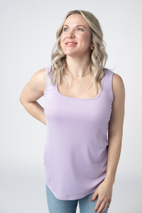 Rachel Ribbed Tank - Lavender-tank-Villari Chic, women's online fashion boutique in Severna, Maryland