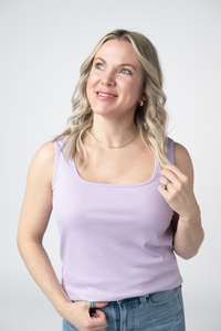 Rachel Ribbed Tank - Lavender-tank-Villari Chic, women's online fashion boutique in Severna, Maryland