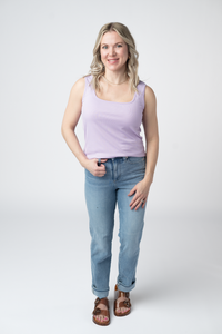 Rachel Ribbed Tank - Lavender-tank-Villari Chic, women's online fashion boutique in Severna, Maryland