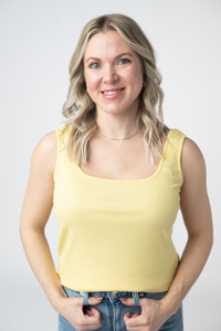 Rachel Ribbed Tank - Yellow-tank-Villari Chic, women's online fashion boutique in Severna, Maryland