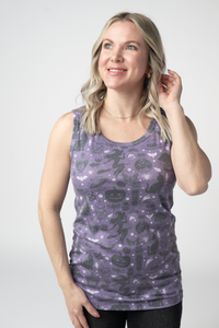 Ava Tank - I Put A Spell On You-tank-Villari Chic, women's online fashion boutique in Severna, Maryland