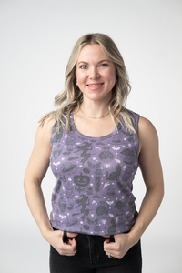 Ava Tank - I Put A Spell On You-tank-Villari Chic, women's online fashion boutique in Severna, Maryland