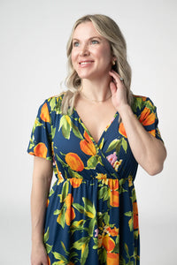 Harley High-Low Dress - Navy Citrus-dress-Villari Chic, women's online fashion boutique in Severna, Maryland