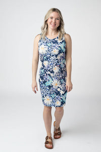 Mariah Ribbed Dress - Daisy Blues-dress-Villari Chic, women's online fashion boutique in Severna, Maryland