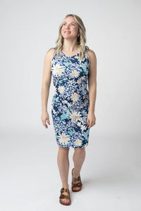 Mariah Ribbed Dress - Daisy Blues-dress-Villari Chic, women's online fashion boutique in Severna, Maryland