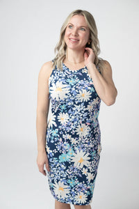 Mariah Ribbed Dress - Daisy Blues-dress-Villari Chic, women's online fashion boutique in Severna, Maryland