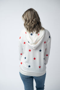 American Stars Hoodie-hoodie-Villari Chic, women's online fashion boutique in Severna, Maryland