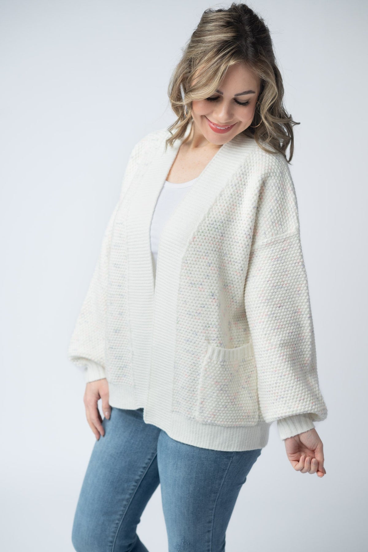 Kinsley Cardigan - Purple, Pink, and Green-Cardigan-Villari Chic, women's online fashion boutique in Severna, Maryland