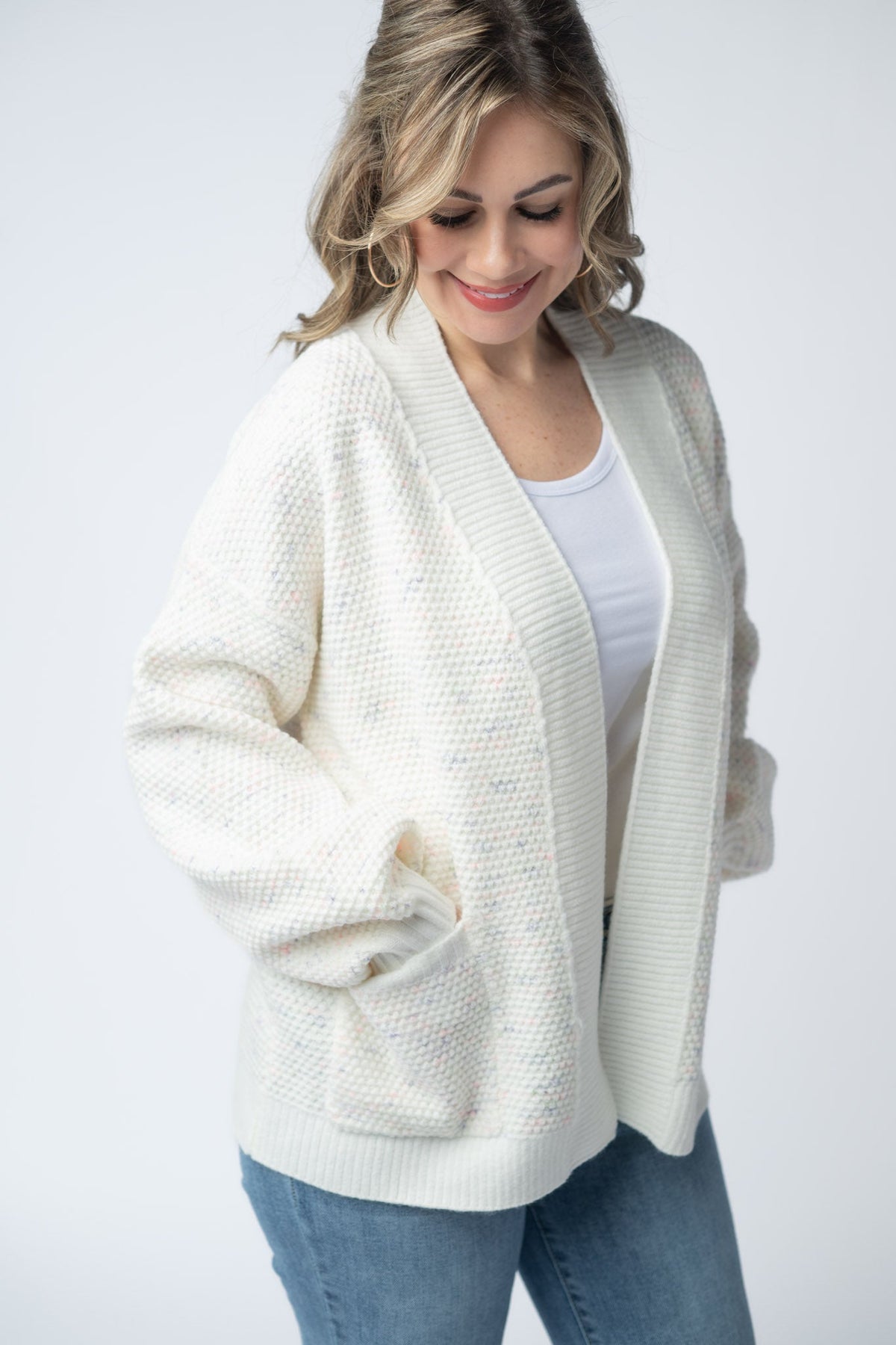 Kinsley Cardigan - Purple, Pink, and Green-Cardigan-Villari Chic, women's online fashion boutique in Severna, Maryland