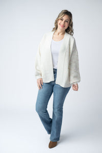Kinsley Cardigan - Pink and Green Mix-Cardigan-Villari Chic, women's online fashion boutique in Severna, Maryland