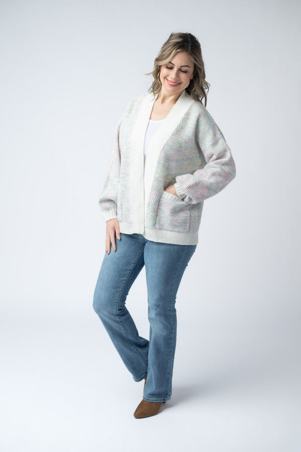 Kinsley Cardigan - Bright Pastel Mix-Cardigan-Villari Chic, women's online fashion boutique in Severna, Maryland