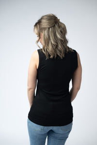 Ava Tank - Black-tank-Villari Chic, women's online fashion boutique in Severna, Maryland