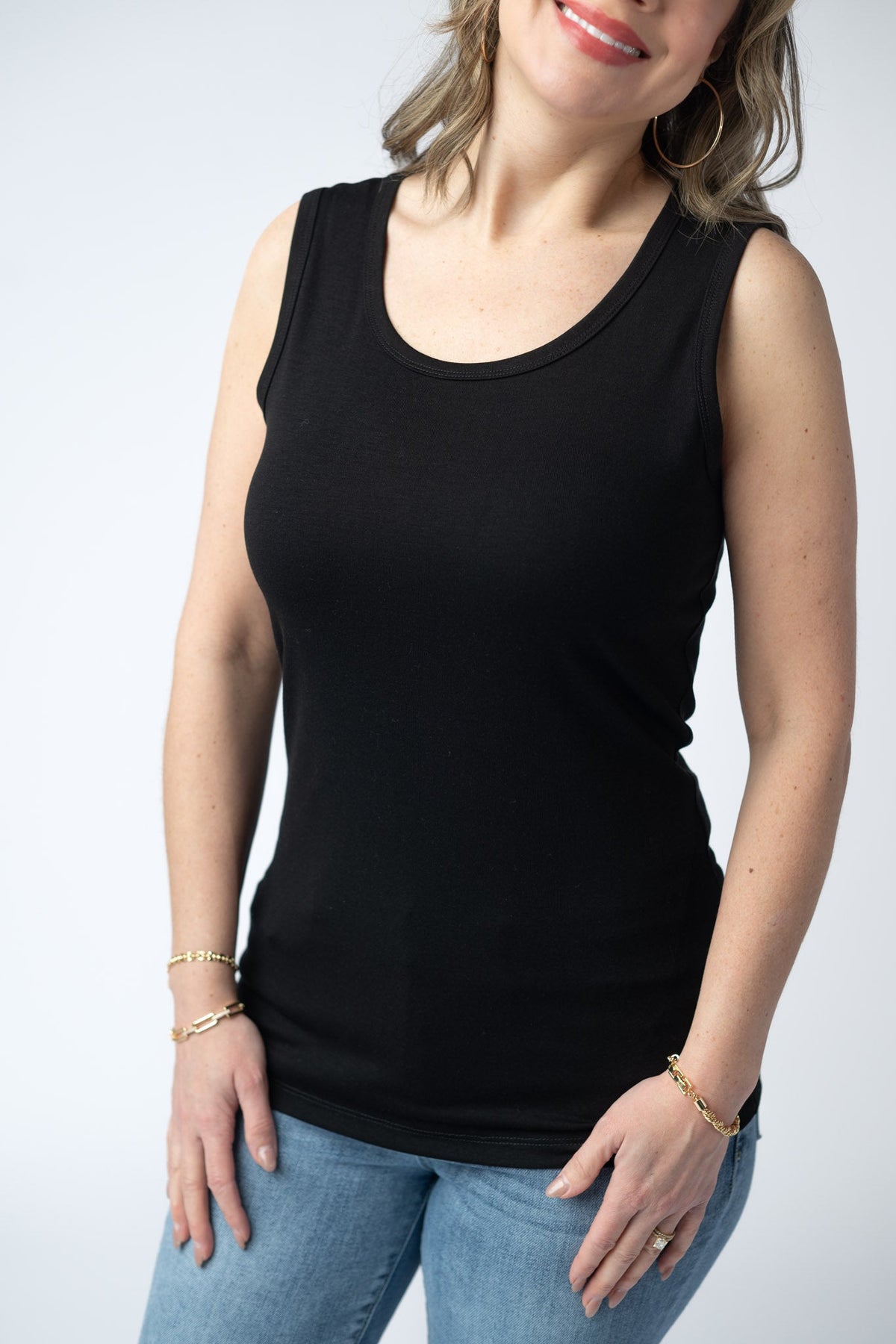 Ava Tank - Black-tank-Villari Chic, women's online fashion boutique in Severna, Maryland