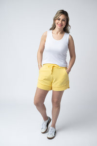 French Terry Stevie Shorts - Lemon-Villari Chic, women's online fashion boutique in Severna, Maryland