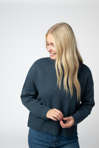Gianna Pullover Sweater - Teal-sweater-Villari Chic, women's online fashion boutique in Severna, Maryland
