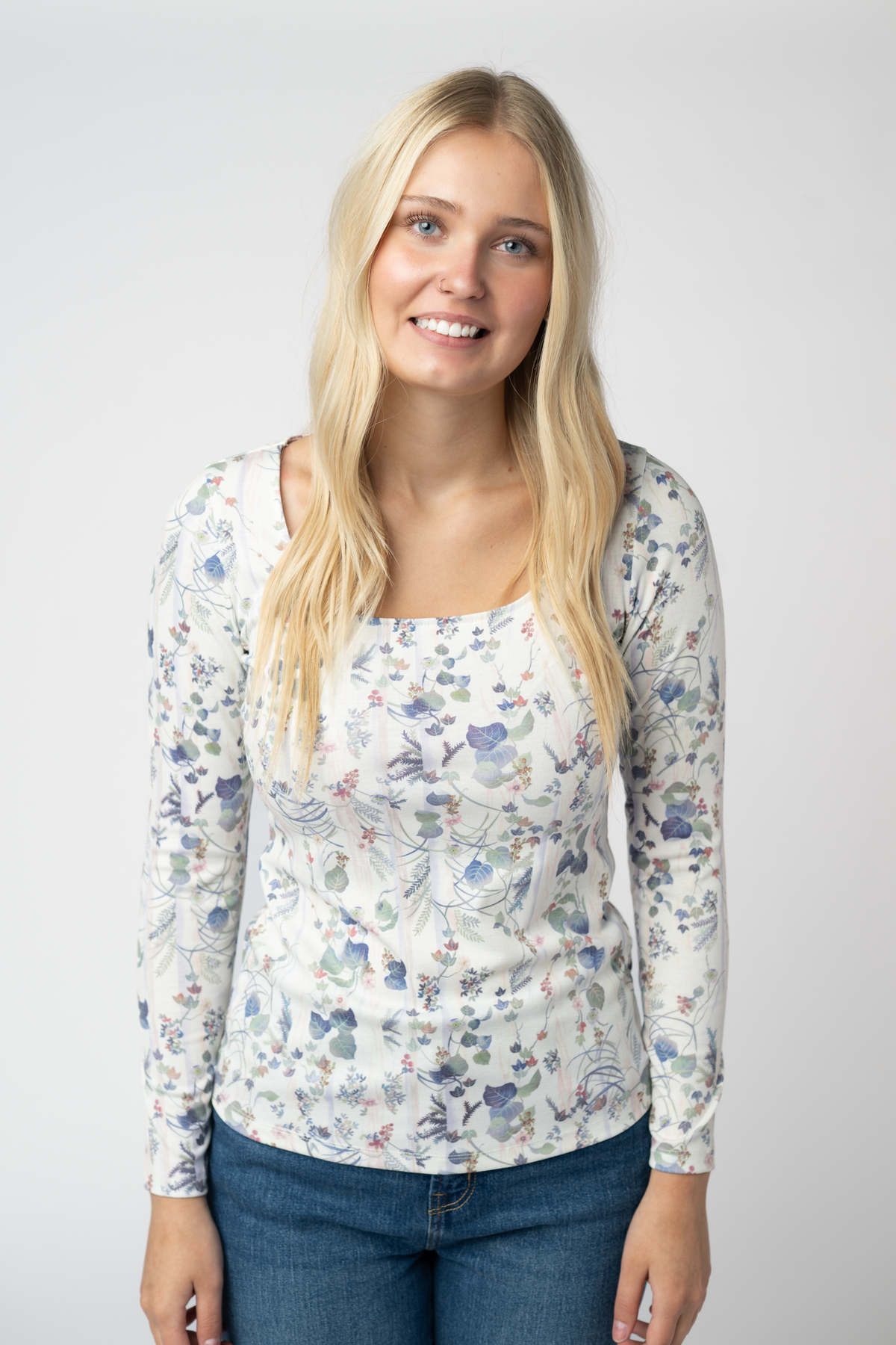 Alyssa Long Sleeve Top - Olive Meadow-Tops-Villari Chic, women's online fashion boutique in Severna, Maryland
