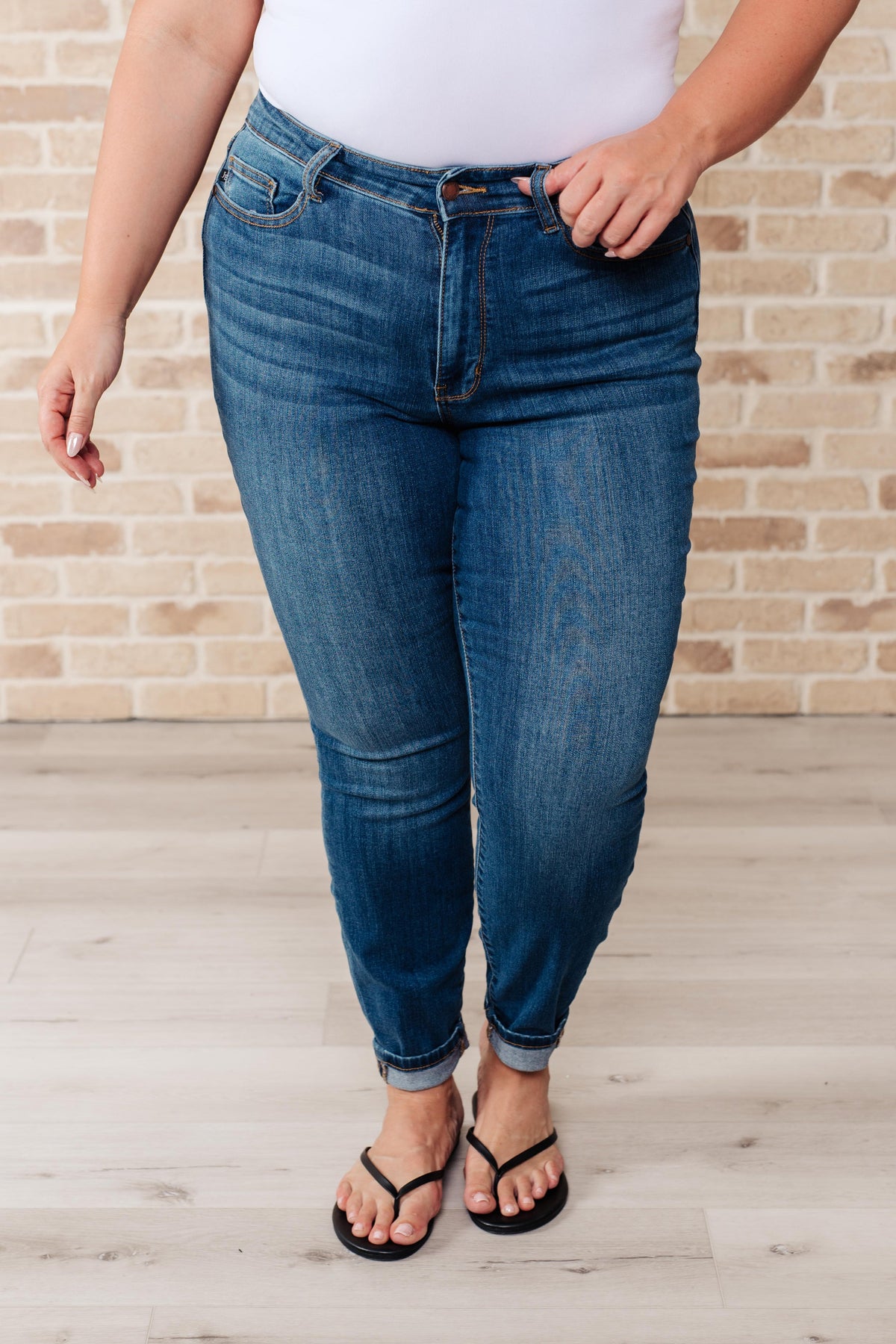 Judy Blue High-Rise Skinny Jeans-Denim-Villari Chic, women's online fashion boutique in Severna, Maryland