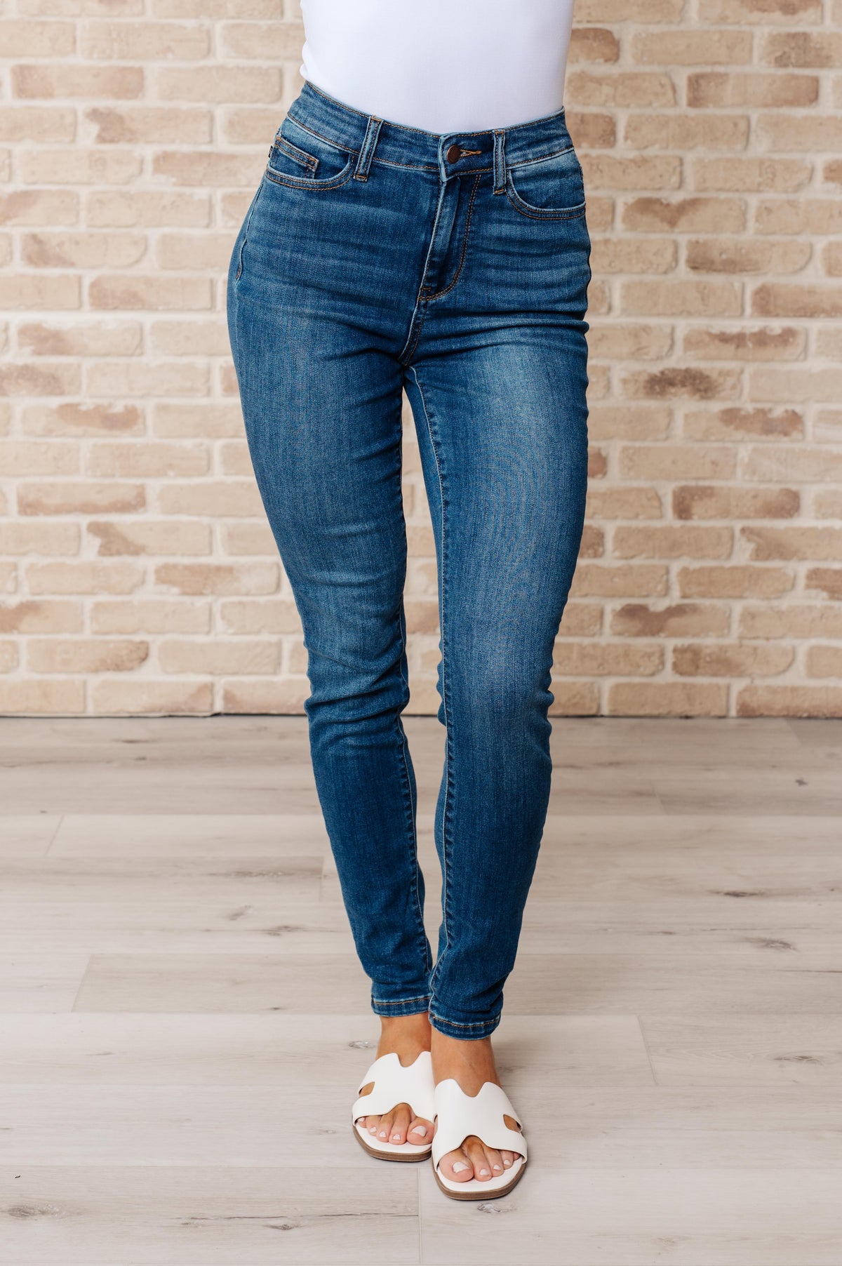 Judy Blue High-Rise Skinny Jeans-Denim-Villari Chic, women's online fashion boutique in Severna, Maryland