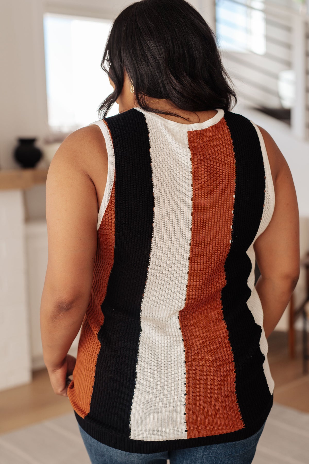 Decidedly Undecided Knit Striped Tank-Tops-Villari Chic, women's online fashion boutique in Severna, Maryland