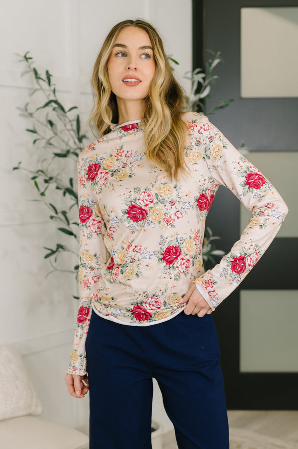 Direction to Perfection High Neck Long Sleeve Top-Womens-Villari Chic, women's online fashion boutique in Severna, Maryland