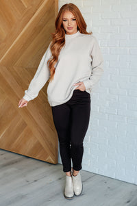 Don't Change Anything Mock Neck Pullover-Tops-Villari Chic, women's online fashion boutique in Severna, Maryland