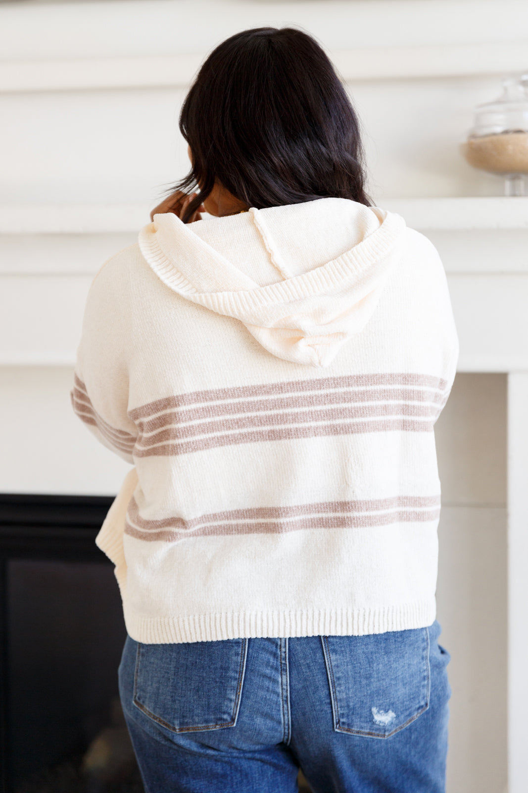 Don't Forget the Cold Foam Striped Hoodie-Tops-Villari Chic, women's online fashion boutique in Severna, Maryland