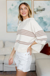 Don't Forget the Cold Foam Striped Hoodie-Tops-Villari Chic, women's online fashion boutique in Severna, Maryland