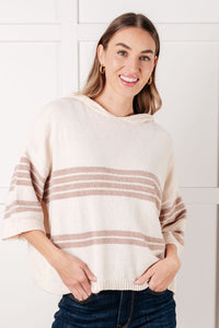 Don't Forget the Cold Foam Striped Hoodie-Tops-Villari Chic, women's online fashion boutique in Severna, Maryland