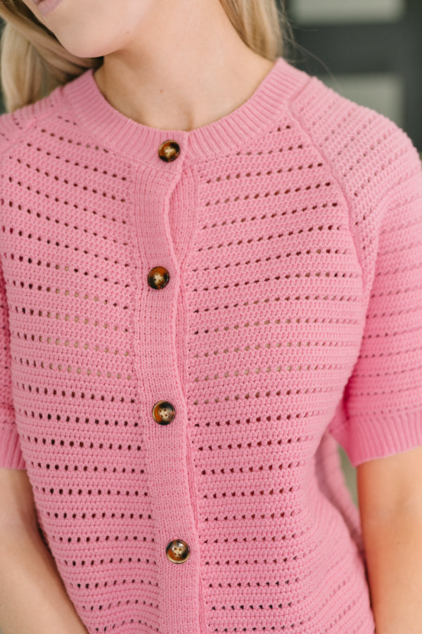 Dreaming All Day Sweater Knit Button Down-Womens-Villari Chic, women's online fashion boutique in Severna, Maryland