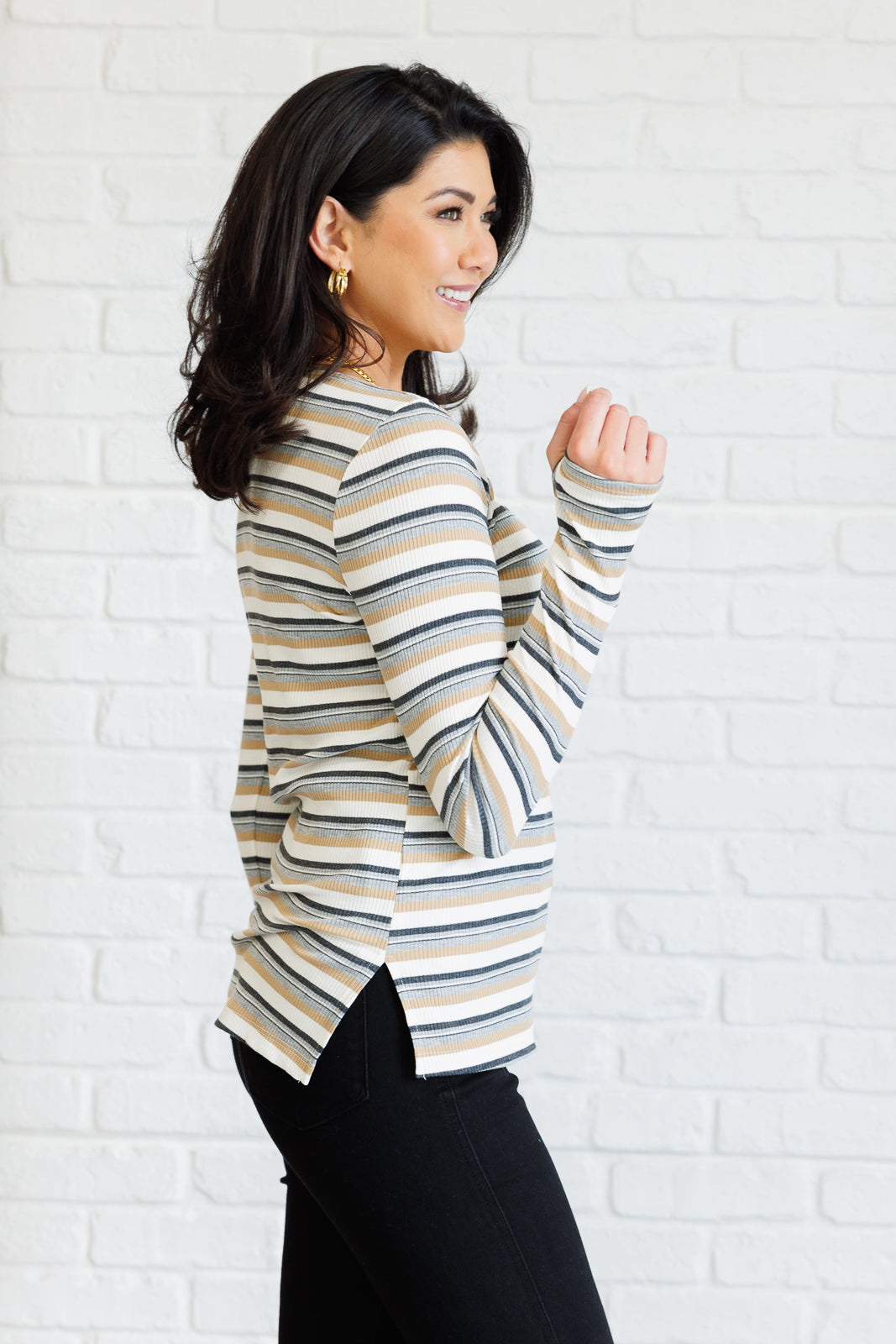 East Coast Breeze Striped Top-Tops-Villari Chic, women's online fashion boutique in Severna, Maryland