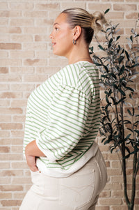 Enrichment Time Striped Top-Tops-Villari Chic, women's online fashion boutique in Severna, Maryland