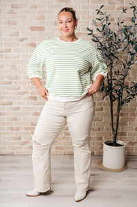 Enrichment Time Striped Top-Tops-Villari Chic, women's online fashion boutique in Severna, Maryland