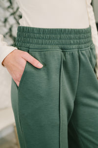 Every Second, Every Hour Jogger Bottoms in Dark Forest-Womens-Villari Chic, women's online fashion boutique in Severna, Maryland