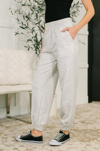 Every Second, Every Hour Jogger Bottoms in Heather Grey-Womens-Villari Chic, women's online fashion boutique in Severna, Maryland