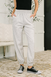Every Second, Every Hour Jogger Bottoms in Heather Grey-Womens-Villari Chic, women's online fashion boutique in Severna, Maryland