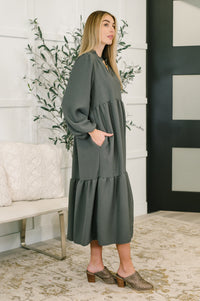 Every Single Touch V-Neck Tiered Dress-Womens-Villari Chic, women's online fashion boutique in Severna, Maryland