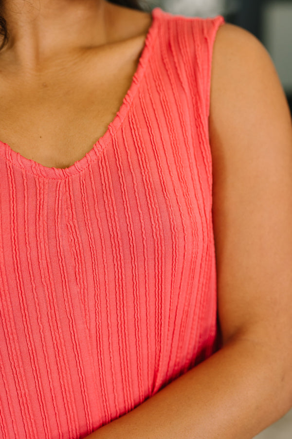Everything She Wants Sleeveless Maxi Dress in Coral-Womens-Villari Chic, women's online fashion boutique in Severna, Maryland