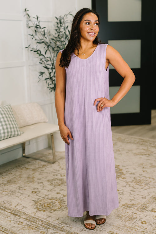 Everything She Wants Sleeveless Maxi Dress in Lavender-Womens-Villari Chic, women's online fashion boutique in Severna, Maryland