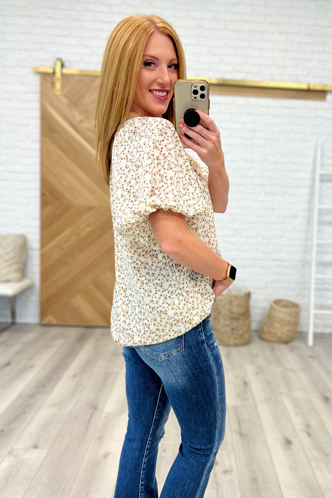 Fancy Me Floral Top-Womens-Villari Chic, women's online fashion boutique in Severna, Maryland
