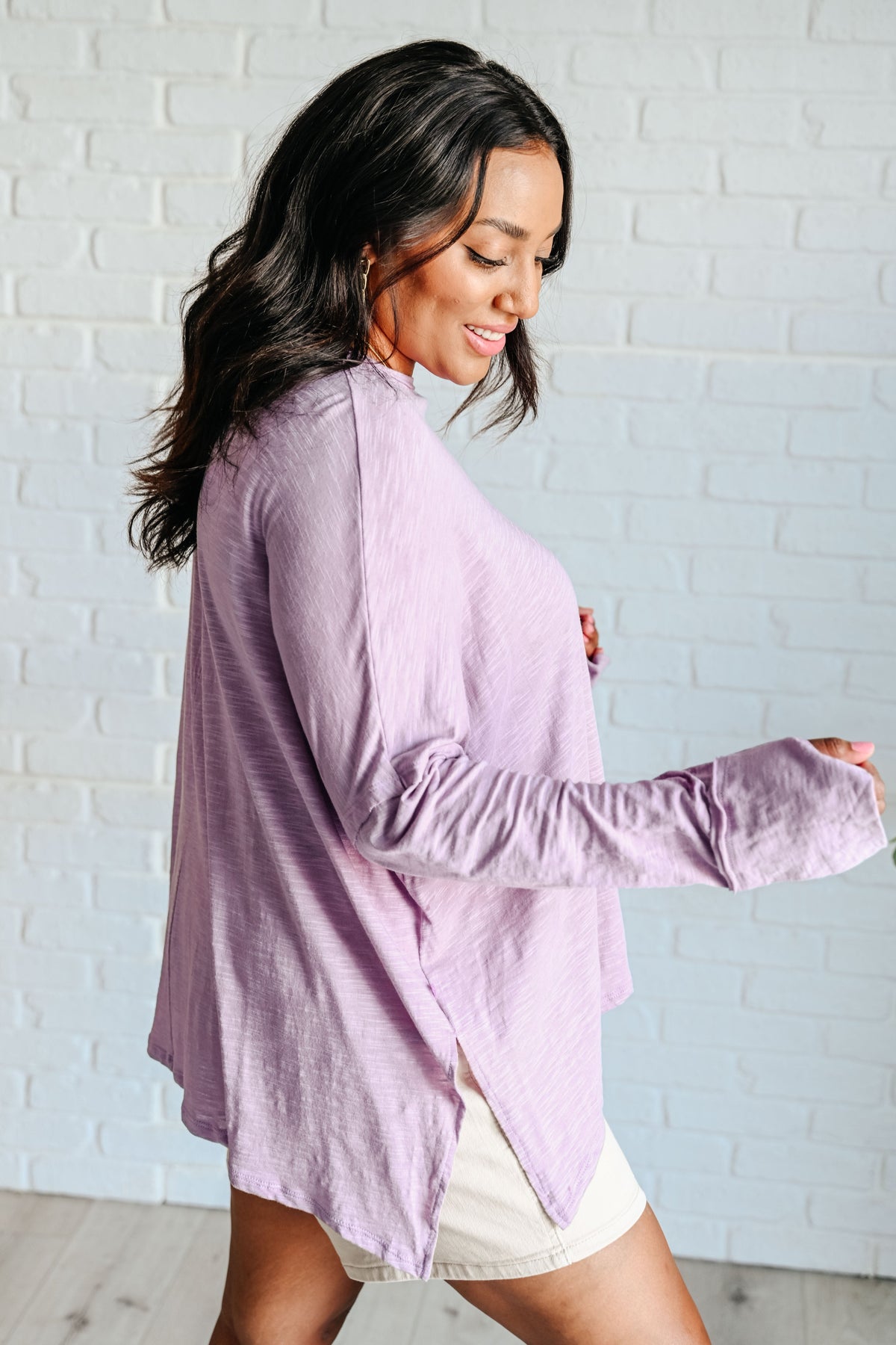 Face It Together Step Hem Pullover-Tops-Villari Chic, women's online fashion boutique in Severna, Maryland